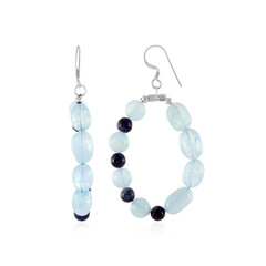 Orecchini in argento con Acquamarina