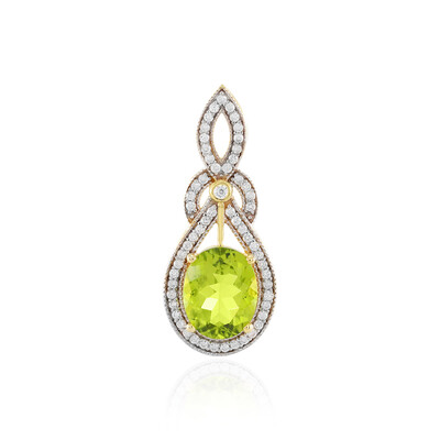 Ciondolo in argento con Peridoto Arizona