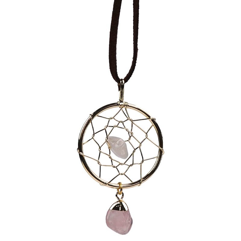 Ciondolo Acchiappasogni In Argento Sterling – Disco Con Ali D'Angelo E Piume – 30 Mm
