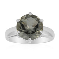 Anello in argento con Ametista Verde