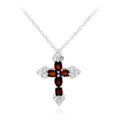 Collana in argento con Granato