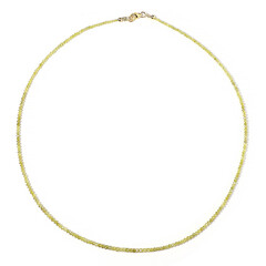 Collana in oro con Diamante Giallo