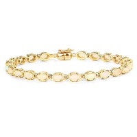 Bracciale in argento con Opale di Welo