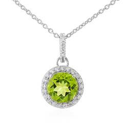 Collana in argento con Peridoto Jilin