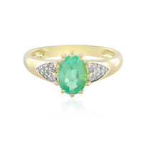 Anello in oro con Smeraldo Colombiano