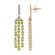 Orecchini in argento con Peridoto
