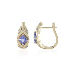 Orecchini in oro con Tanzanite AAA (de Melo)