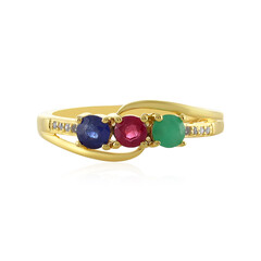 Anello in argento con Rubino del Madagascar