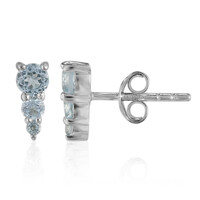 Orecchini in argento con Topazio Blu Cielo