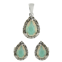 Parure in argento con Opale di Welo