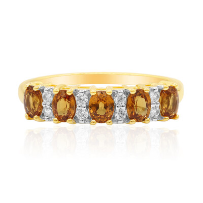 Anello in oro con Spessartina (Adela Gold)
