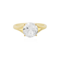 Anello in argento con Topazio Bianco