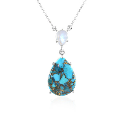 Collana in argento con Turchese Ramato Blu (Faszination Türkis)