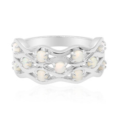 Anello in argento con Opale Australiano