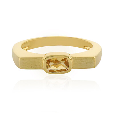 Anello in argento con Citrino (MONOSONO COLLECTION)