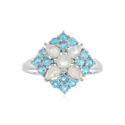 Anello in argento con Opale di Welo