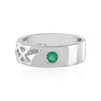 Anello in argento con Smeraldo Colombiano (de Melo)