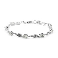 Bracciale in argento con Ametista Verde