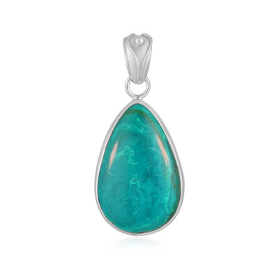 Ciondolo in argento con Opale Atacama Blu