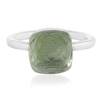 Anello in argento con Ametista Verde