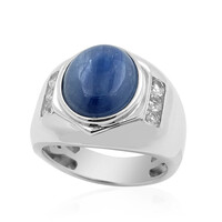 Anello in argento con Cianite