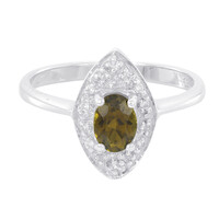 Anello in argento con Tormalina Cuprian