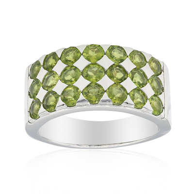Anello in argento con Idocrasio