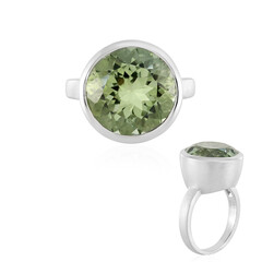 Anello in argento con Ametista Verde
