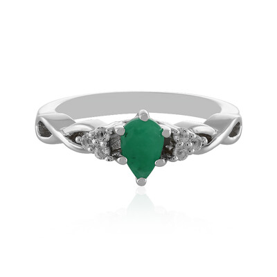 Anello in argento con Smeraldo Socoto