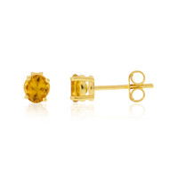 Orecchini in argento con Scapolite Cognac