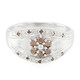 Anello placcato in platino con Diamante Fancy