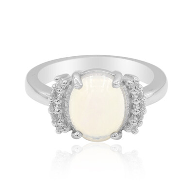 Anello in argento con Opale di Welo