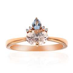 Anello in oro con Morganite AAA (CIRARI)
