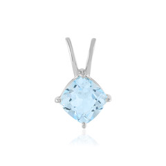 Ciondolo in argento con Topazio Blu Cielo