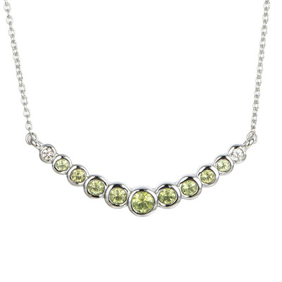 Collana in argento con Peridoto