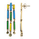 Orecchini in argento con Peridoto