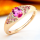 Anello in oro con Rubellite