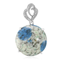 Ciondolo in argento con Azzurrite del K2