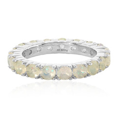 Anello in argento con Opale di Welo