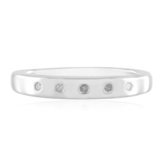 Anello in argento con Diamante I2 (I)