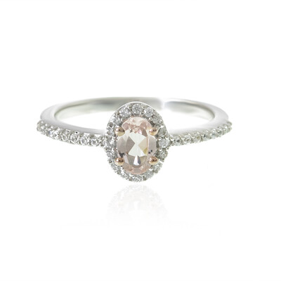 Anello in argento con Morganite