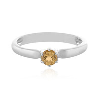 Anello in argento con Topazio Imperiale