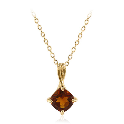 Collana in argento con Citrino Madeira