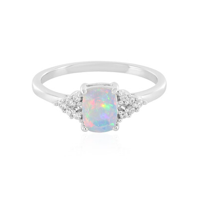 Anello in argento con Opale di Welo