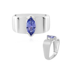 Anello in argento con Tanzanite