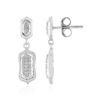 Orecchini in argento con Diamante I2 (I)