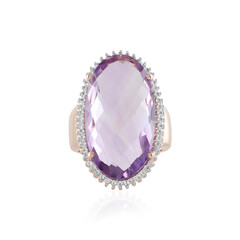 Anello in argento con Ametista Rose de France