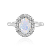 Anello in argento con Opale di Welo