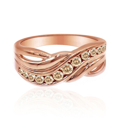 Anello in oro con Diamante Rose de France SI1 di Argyle (Annette)