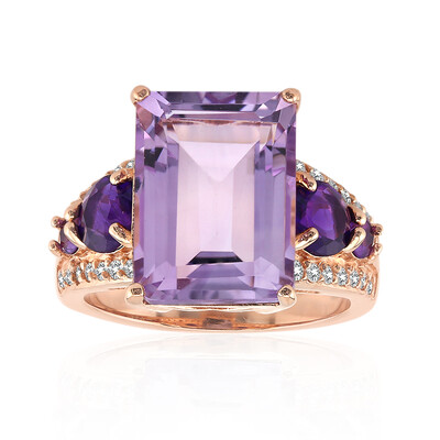 Anello in argento con Ametista Boliviana